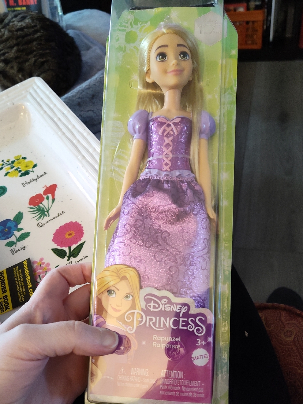 Mattel Disney Princess Rapunzel Doll - Purple Dress